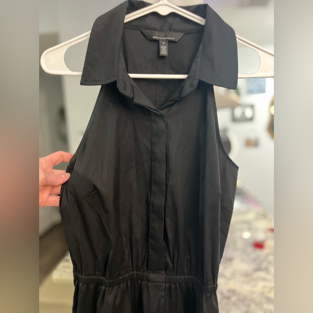 White House Black Market Black Asymmetrical Dress